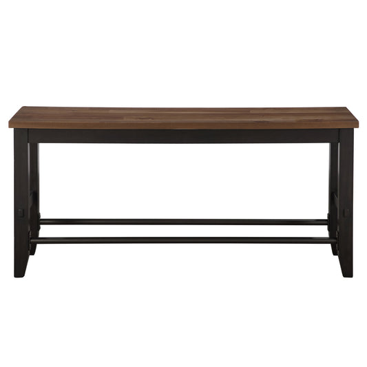 Bermuda - Counter Bench - Black - Hornell Furniture Outlet