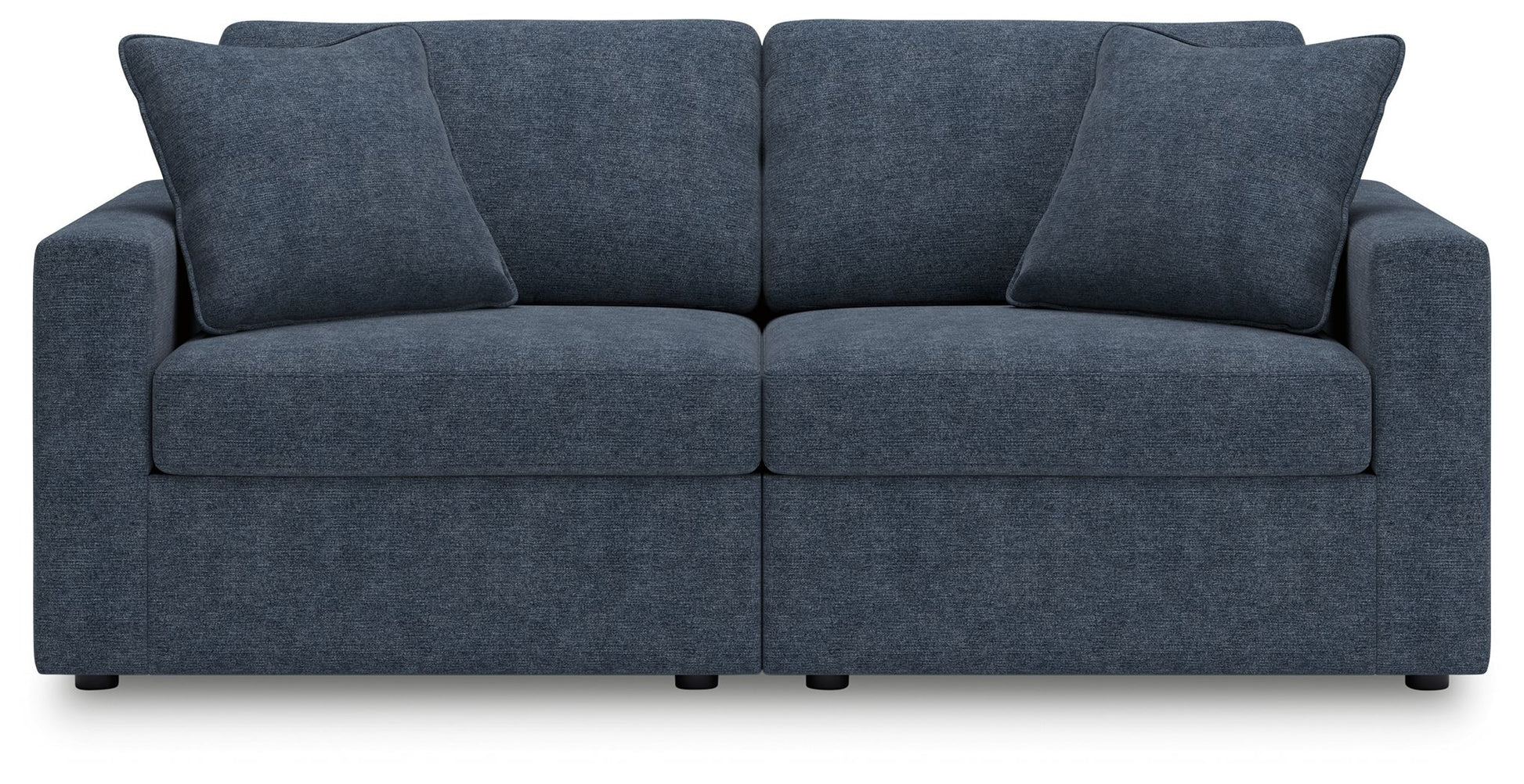 Modmax - Ink - 2 - Piece Sectional Loveseat - Fabric - Hornell Furniture Outlet