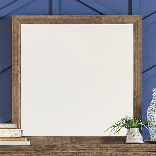 Ridgecrest - Mirror - Light Brown - Hornell Furniture Outlet