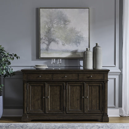 Arden Road - Buffet - Satin Cherry - Hornell Furniture Outlet