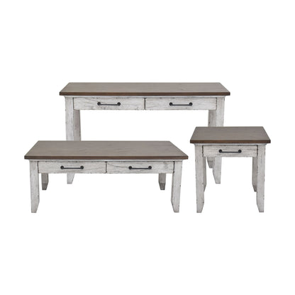 Bear Creek - Cocktail Table - White - Hornell Furniture Outlet