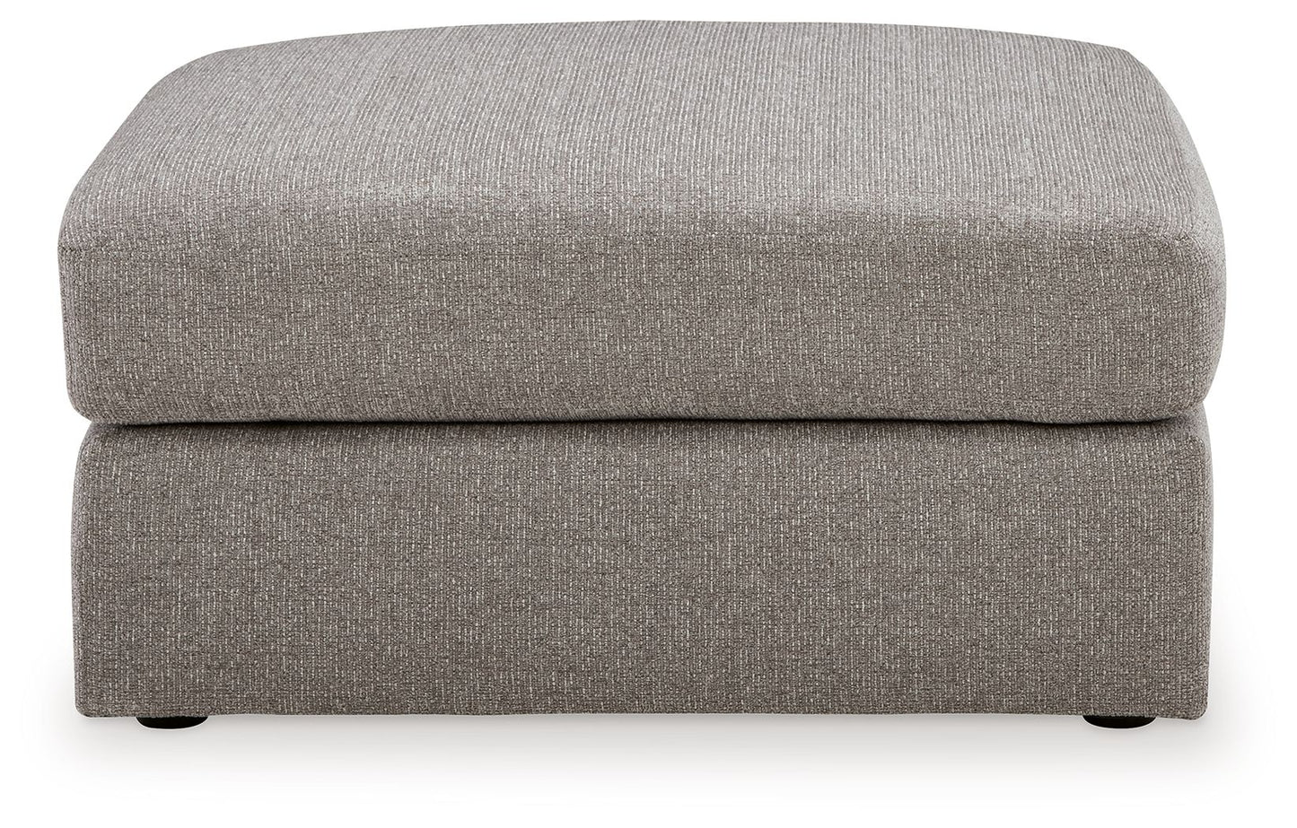 Lindon - Oversized Accent Ottoman - Smoke - Hornell Furniture Outlet