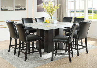 Camila - Square Counter Dining Set - White Top - Hornell Furniture Outlet