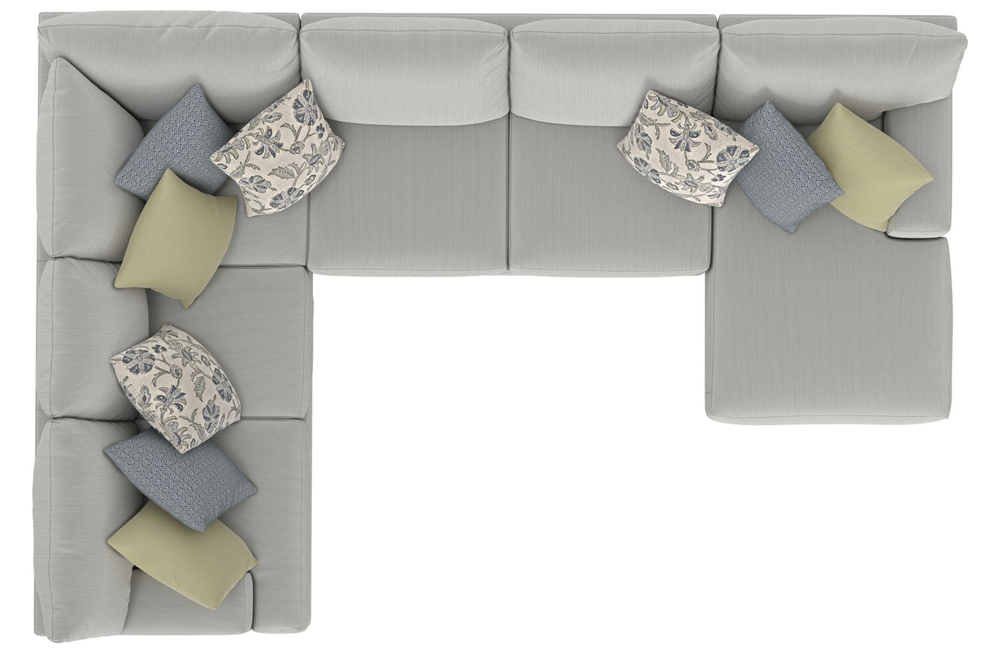 Stockbridge - Sectional With Comfort Coil Seating And 9 Accent Pillows Included - Hornell Furniture Outlet