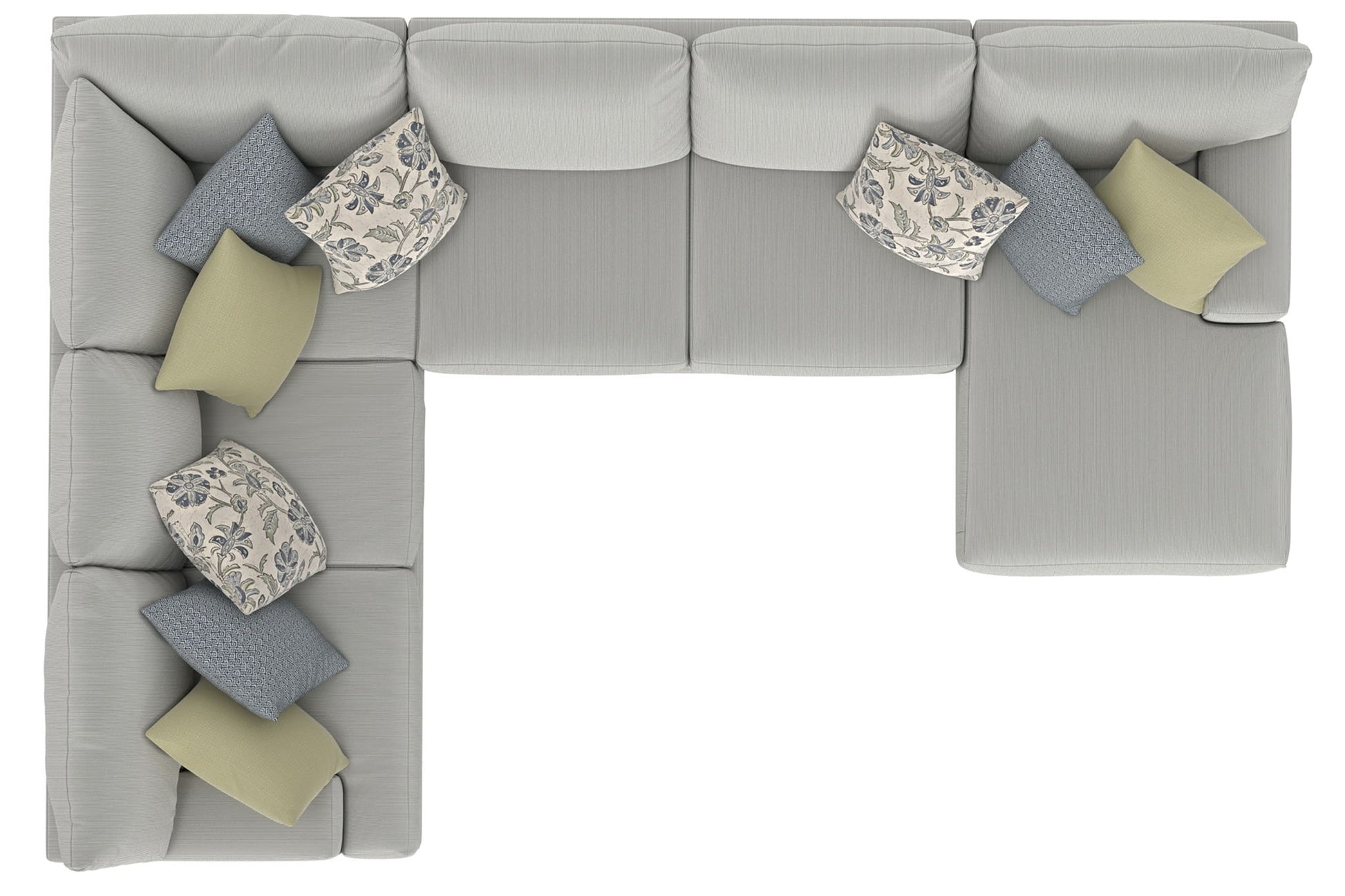 Stockbridge - Sectional With Comfort Coil Seating And 9 Accent Pillows Included - Hornell Furniture Outlet