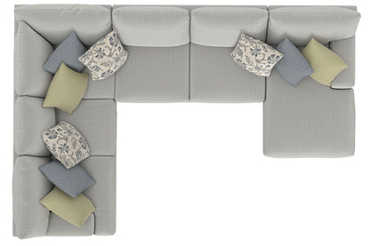 Stockbridge - Sectional With Comfort Coil Seating And 9 Accent Pillows Included - Hornell Furniture Outlet