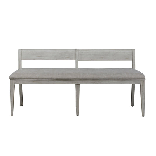 Farmhouse Reimagined - Upholstered Bench - White - Hornell Furniture Outlet