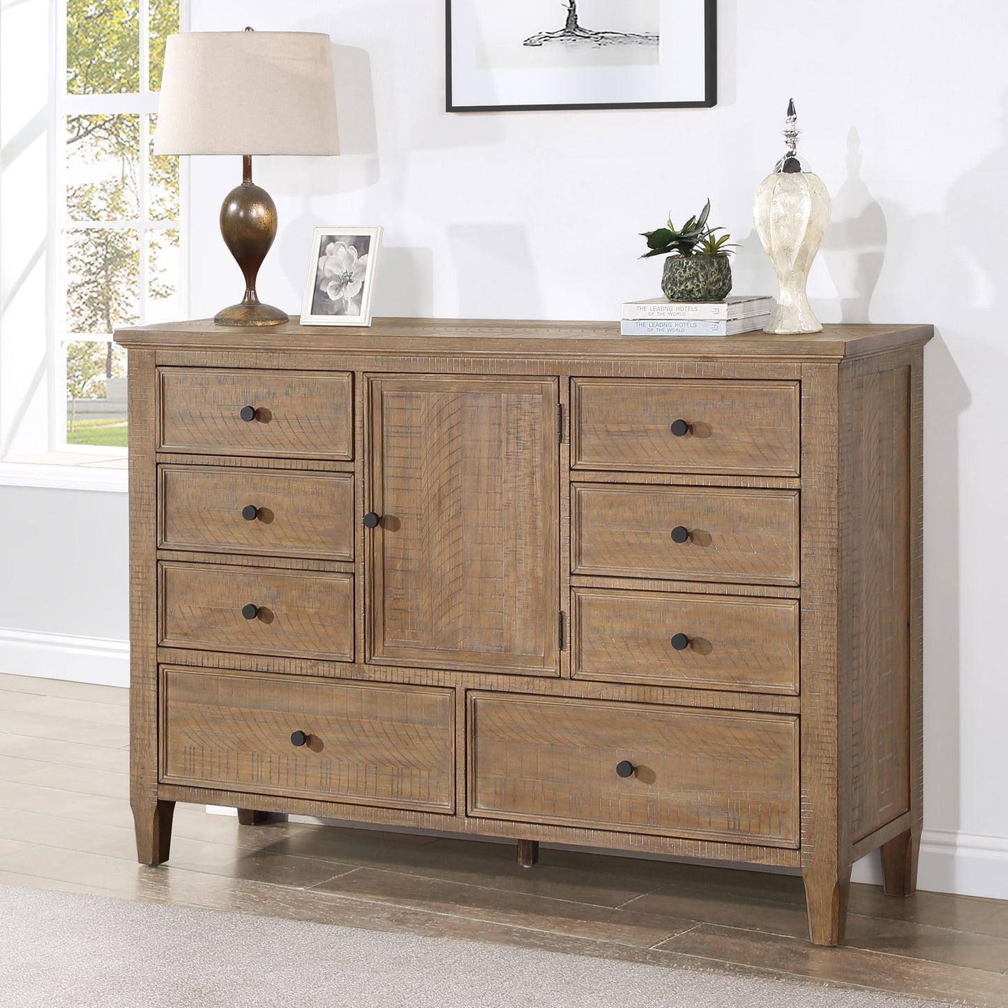 Riverdale - 6 Drawer Dresser - Brown - Hornell Furniture Outlet
