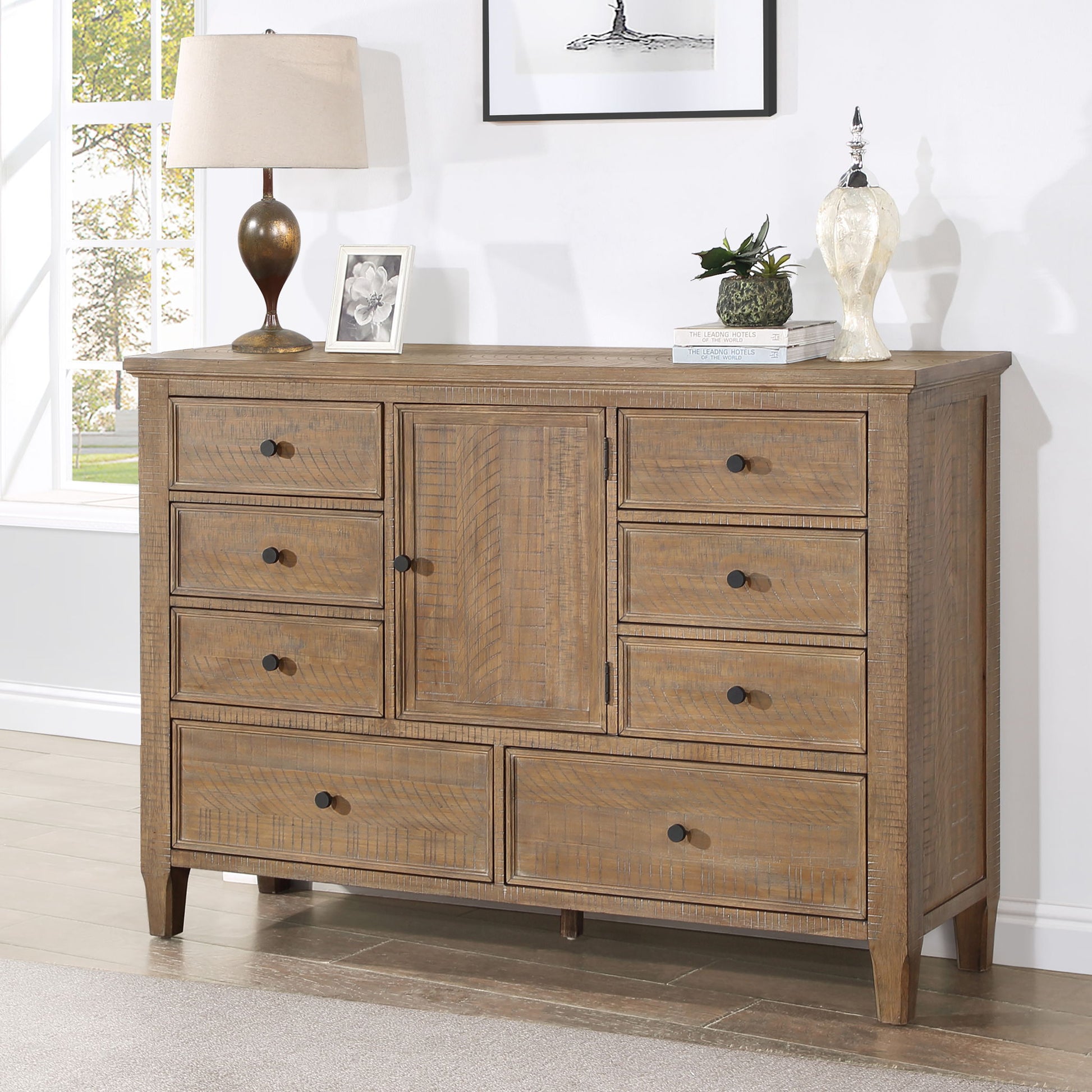 Riverdale - 6 Drawer Dresser - Brown - Hornell Furniture Outlet
