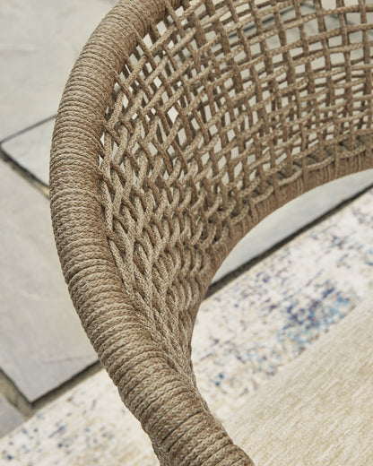 Orchard Beach - Arm Chair With Cushion (Set of 4) - Beige - Hornell Furniture Outlet