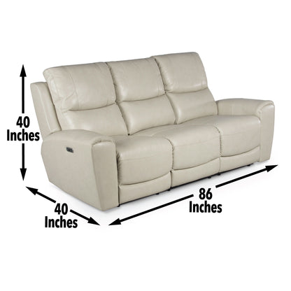 Laurel - Dual Power Sofa - Hornell Furniture Outlet