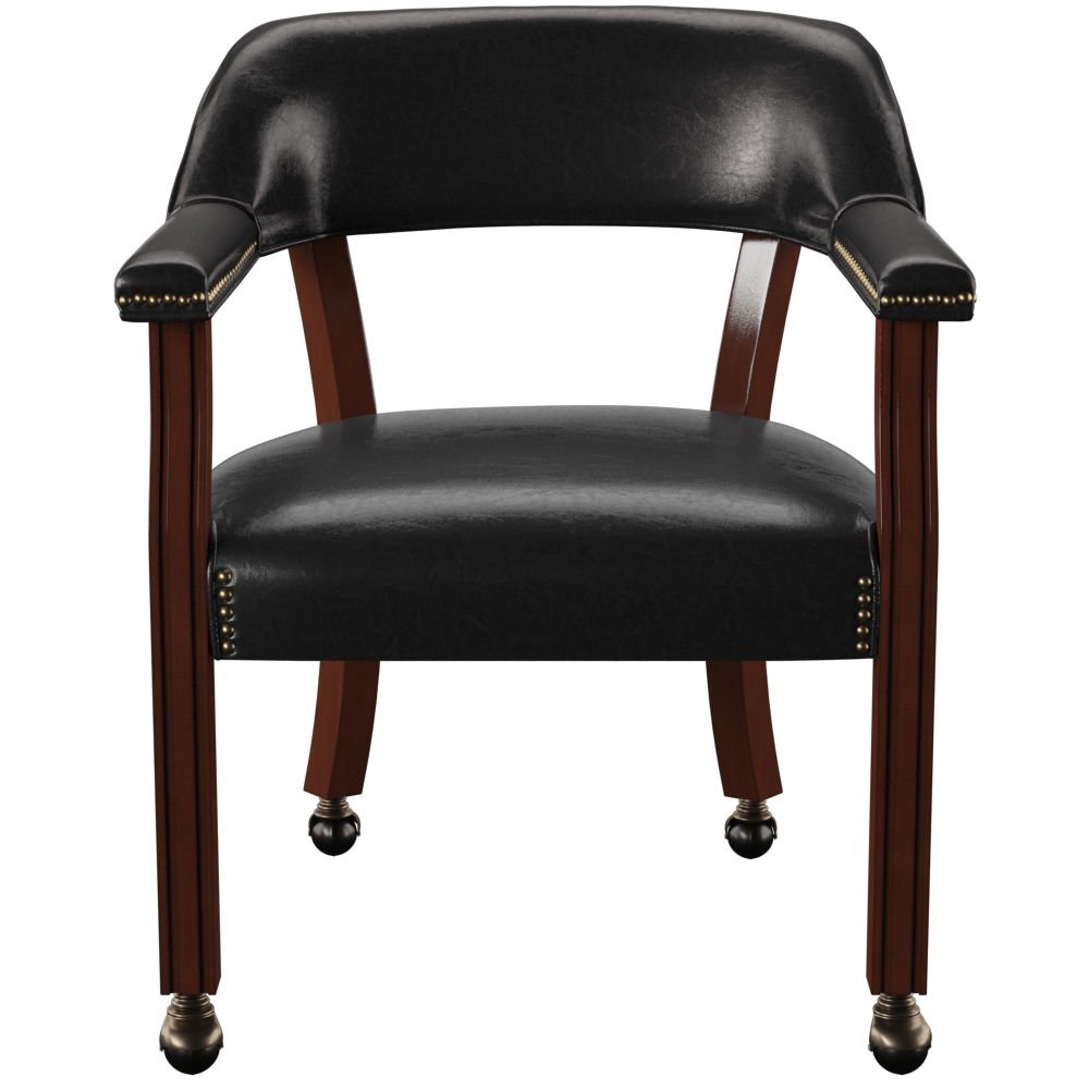 Tournament - Arm Chair With Casters - Hornell Furniture Outlet