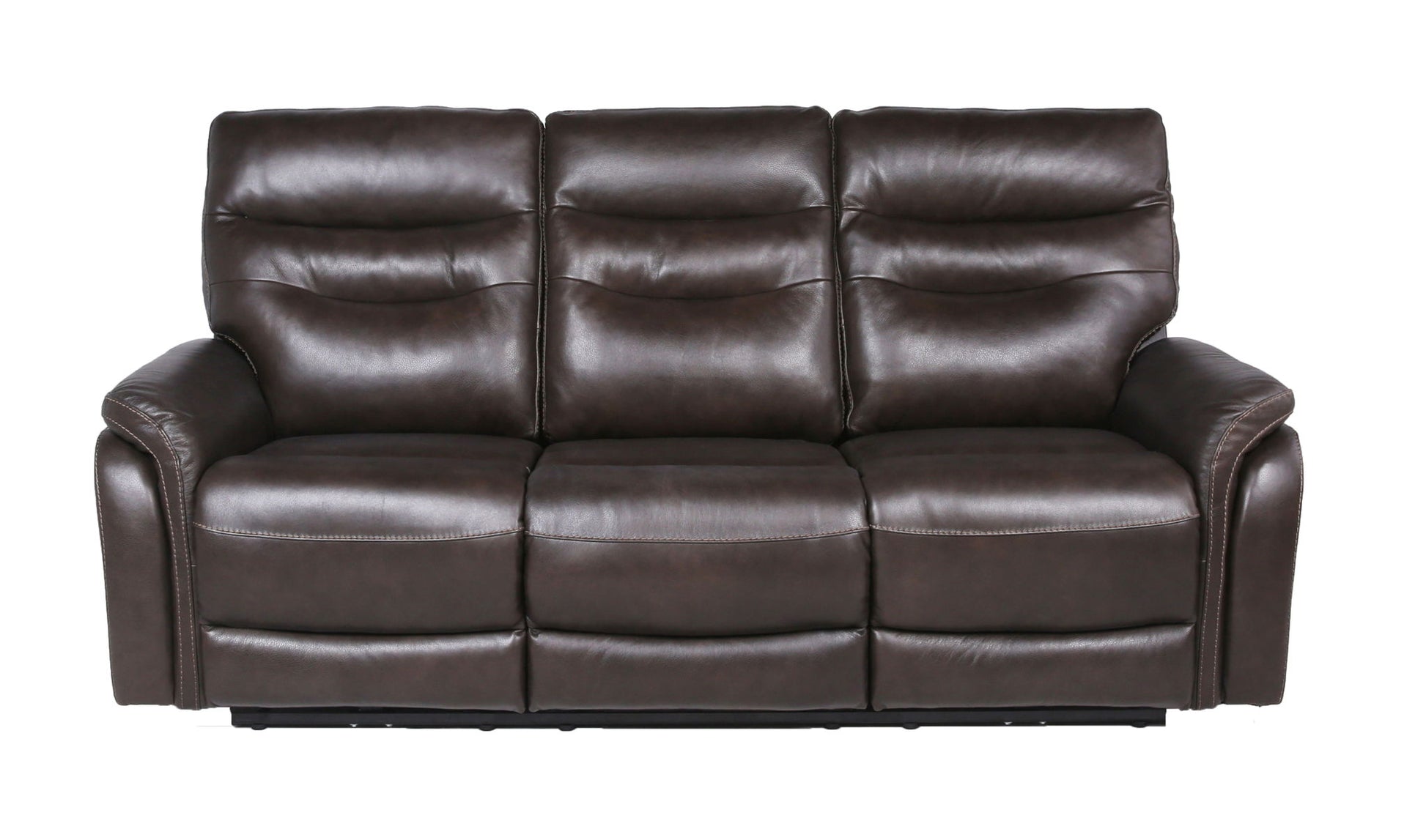 Fortuna - 3 Piece Dual Power Reclining Set - Coffee - Hornell Furniture Outlet
