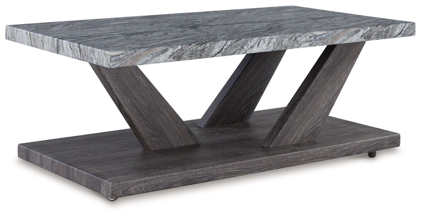 Bensonale - Brown / Gray - Occasional Table Set (Set of 3) - Hornell Furniture Outlet