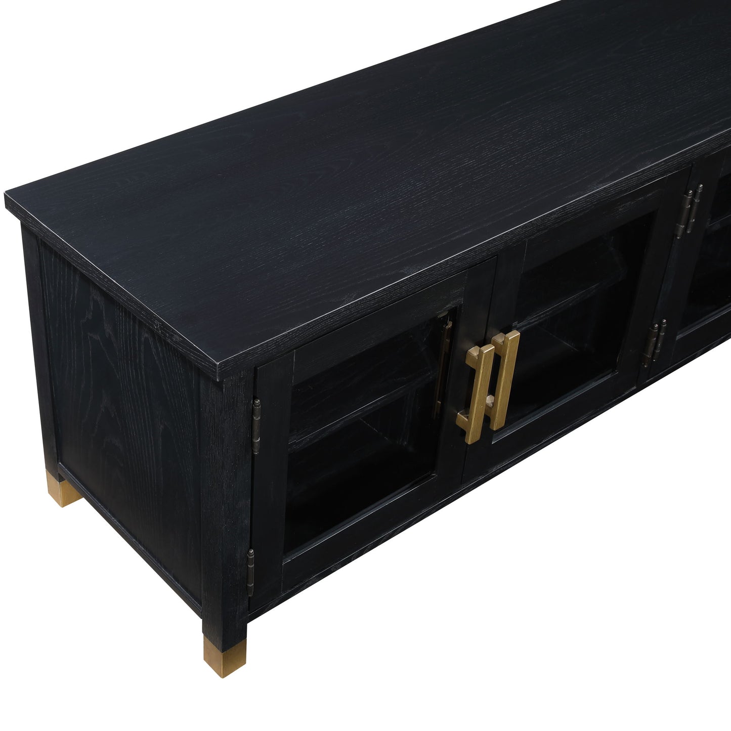 Yves - TV Stand - Black - Hornell Furniture Outlet