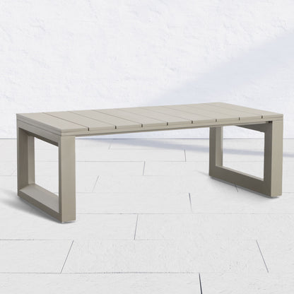 Dalilah - Patio Cocktail Table - Gray - Hornell Furniture Outlet