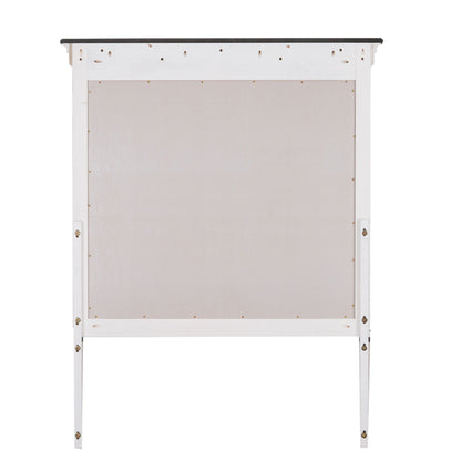 Allyson Park - Crown Mirror - White - Hornell Furniture Outlet