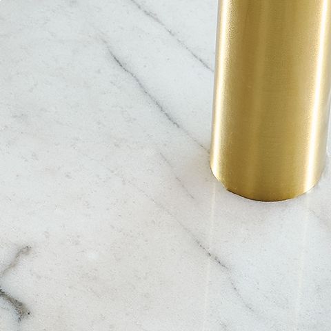 Valo - Metal Arc Lamp - Gold Finish - Hornell Furniture Outlet