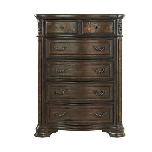 Royale - Lift Top Chest - Brown - Hornell Furniture Outlet