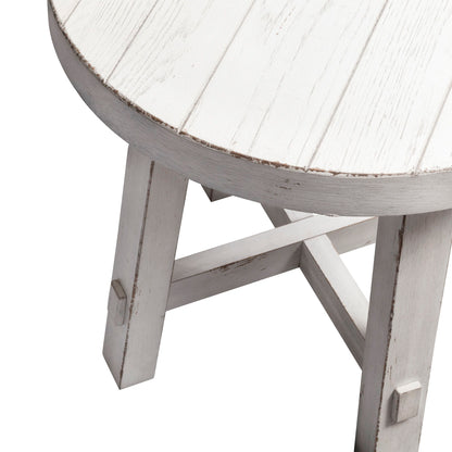 Modern Farmhouse - Splay Leg Round End Table - Hornell Furniture Outlet