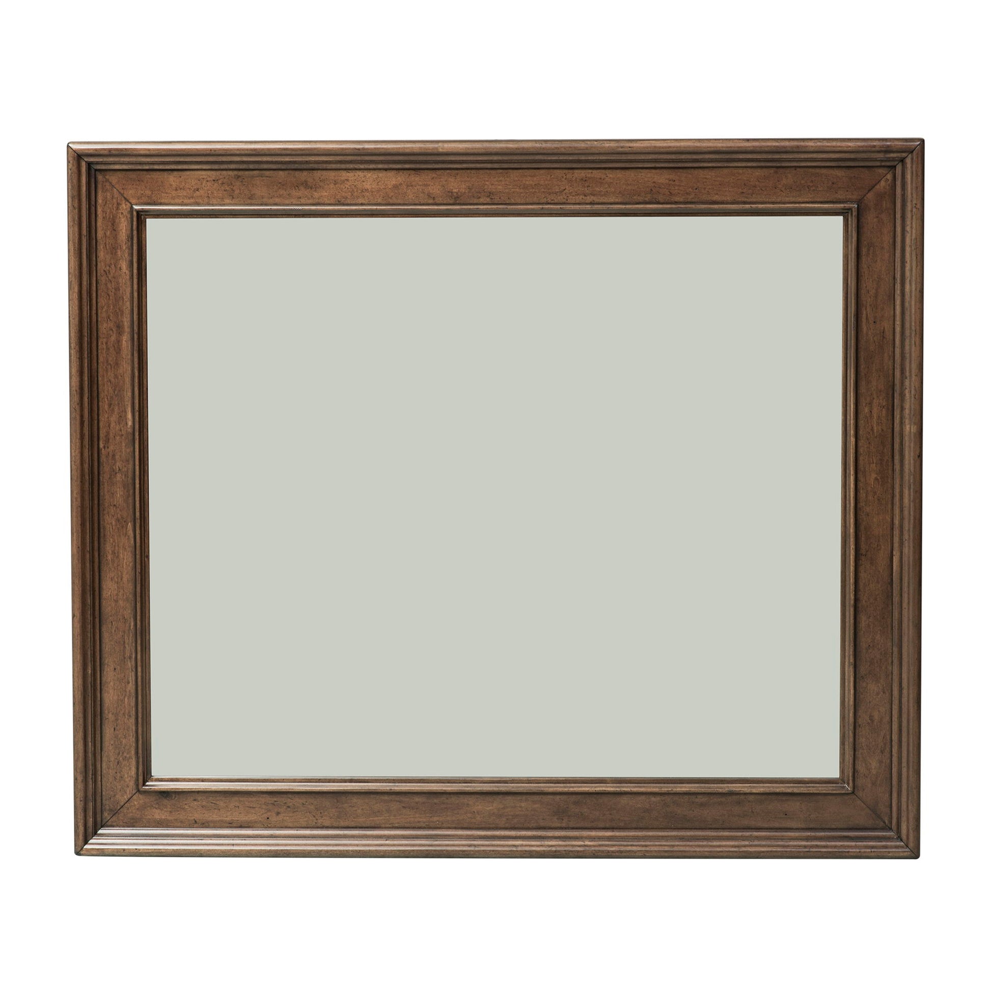 Rustic Traditions - Landscape Mirror - Dark Brown - Hornell Furniture Outlet