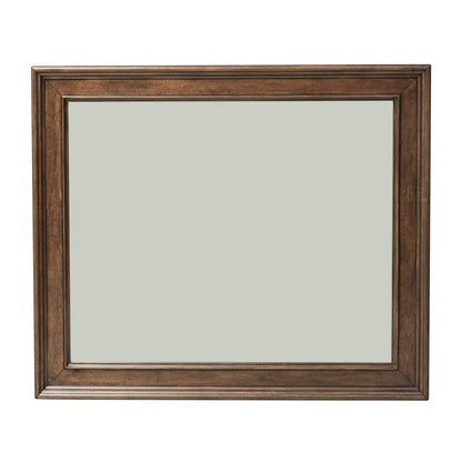 Rustic Traditions - Landscape Mirror - Dark Brown - Hornell Furniture Outlet