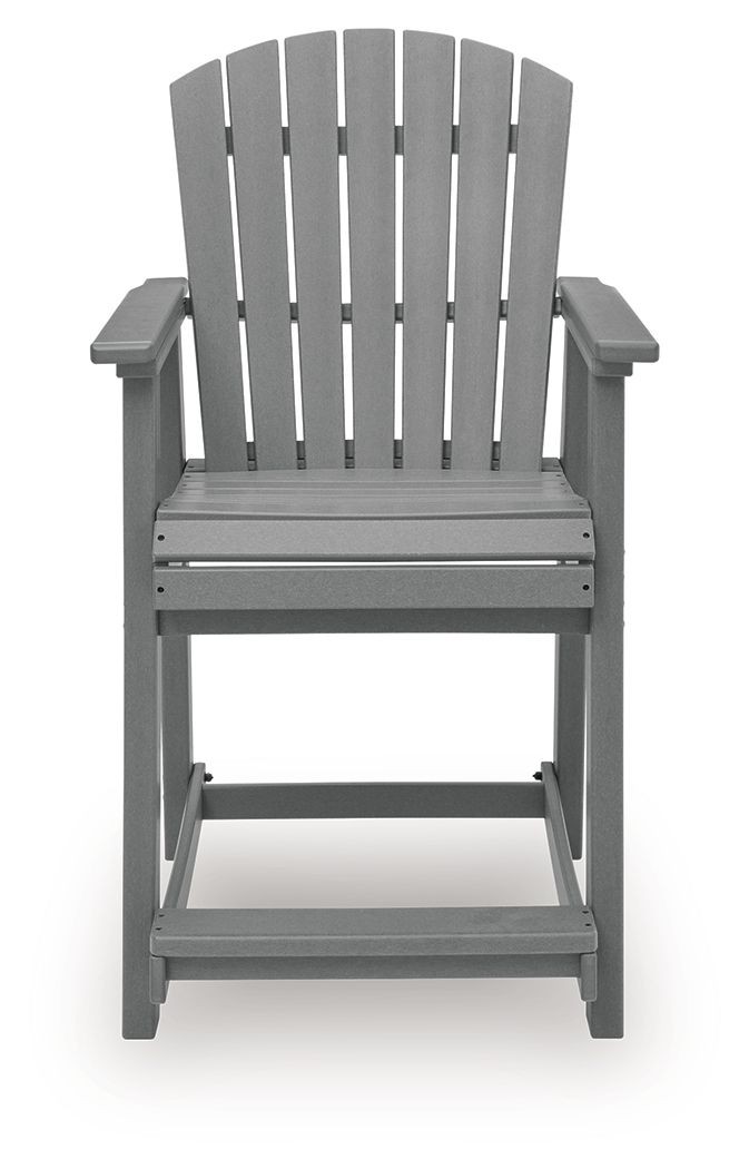 Sanctuary Beach - Barstool (Set of 2) - Dark Gray - Hornell Furniture Outlet