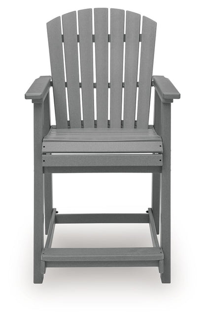 Sanctuary Beach - Barstool (Set of 2) - Dark Gray - Hornell Furniture Outlet