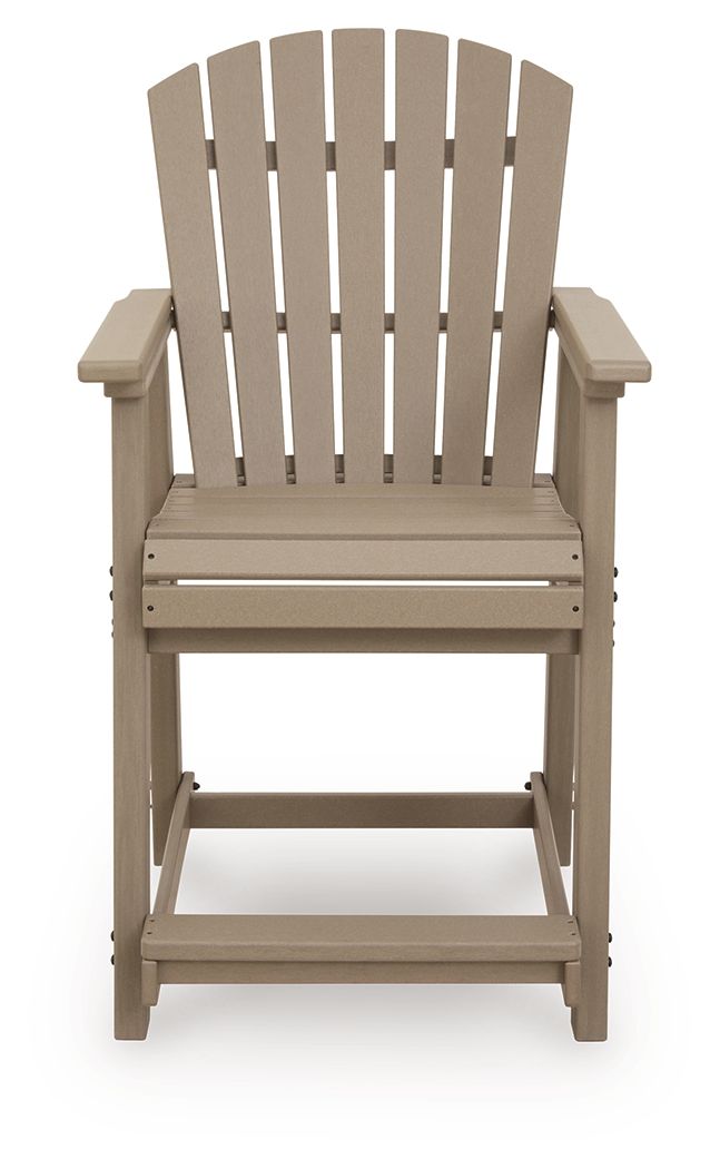 Seacliff Beach - Barstool (Set of 2) - Medium Brown - Hornell Furniture Outlet