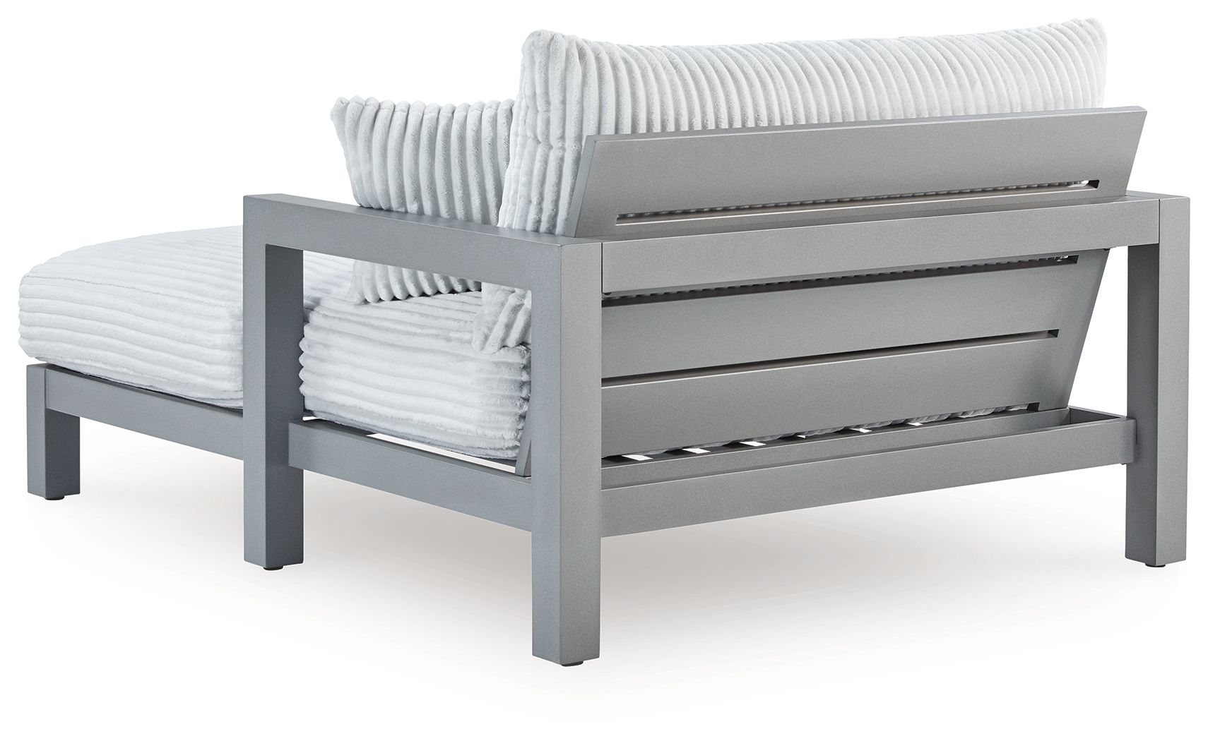 Hurley Park - Gray - Chaise Lounge With Cushion - Hornell Furniture Outlet