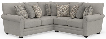 Livingston - Sectional With Comfort Coil Seating And Accent Pillows Included - Hornell Furniture Outlet