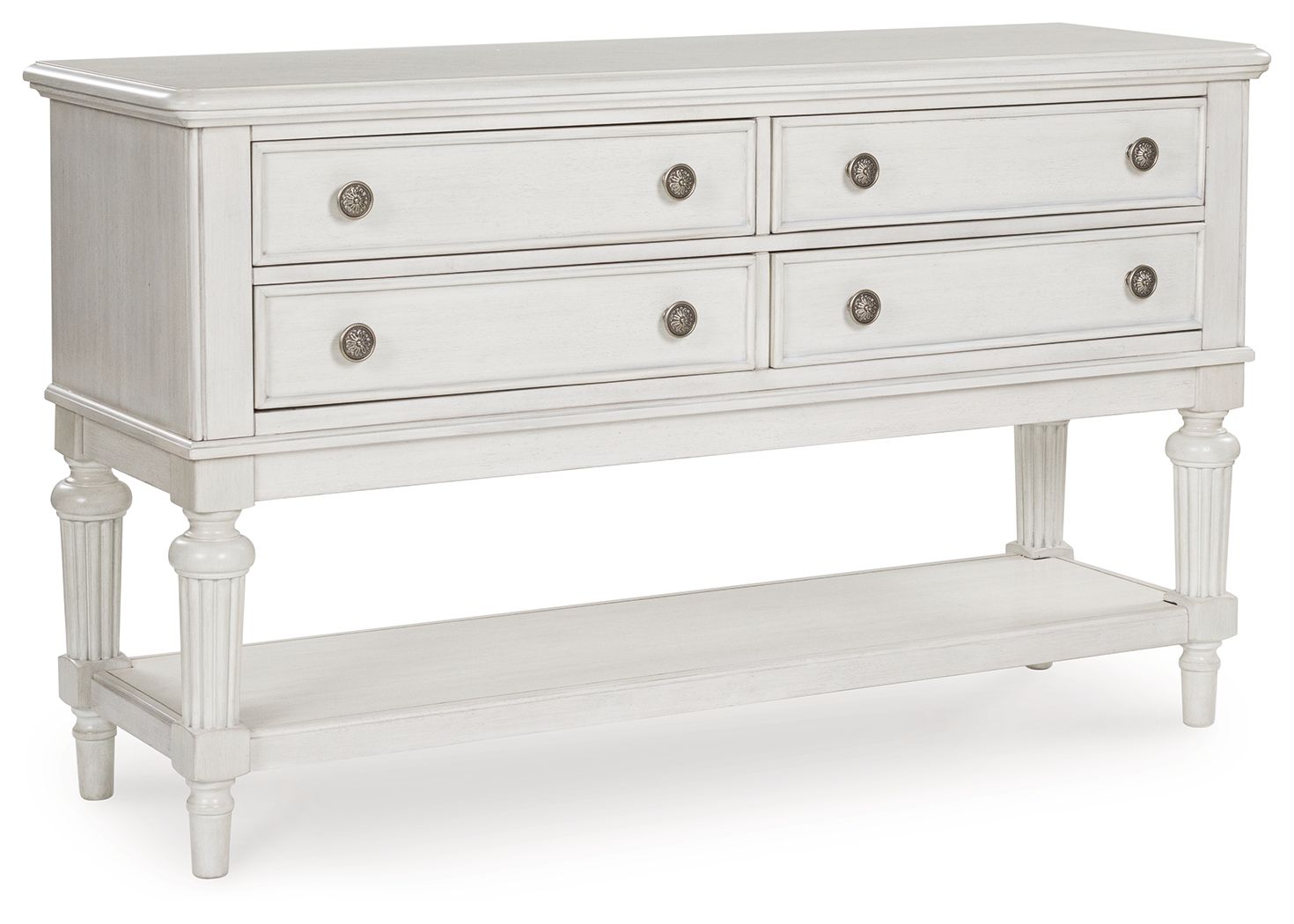 Montelaine - Antique White - Dining Room Server - Hornell Furniture Outlet