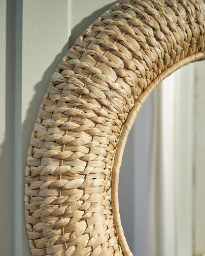 Briggsburg - Natural - Accent Mirror - Hornell Furniture Outlet