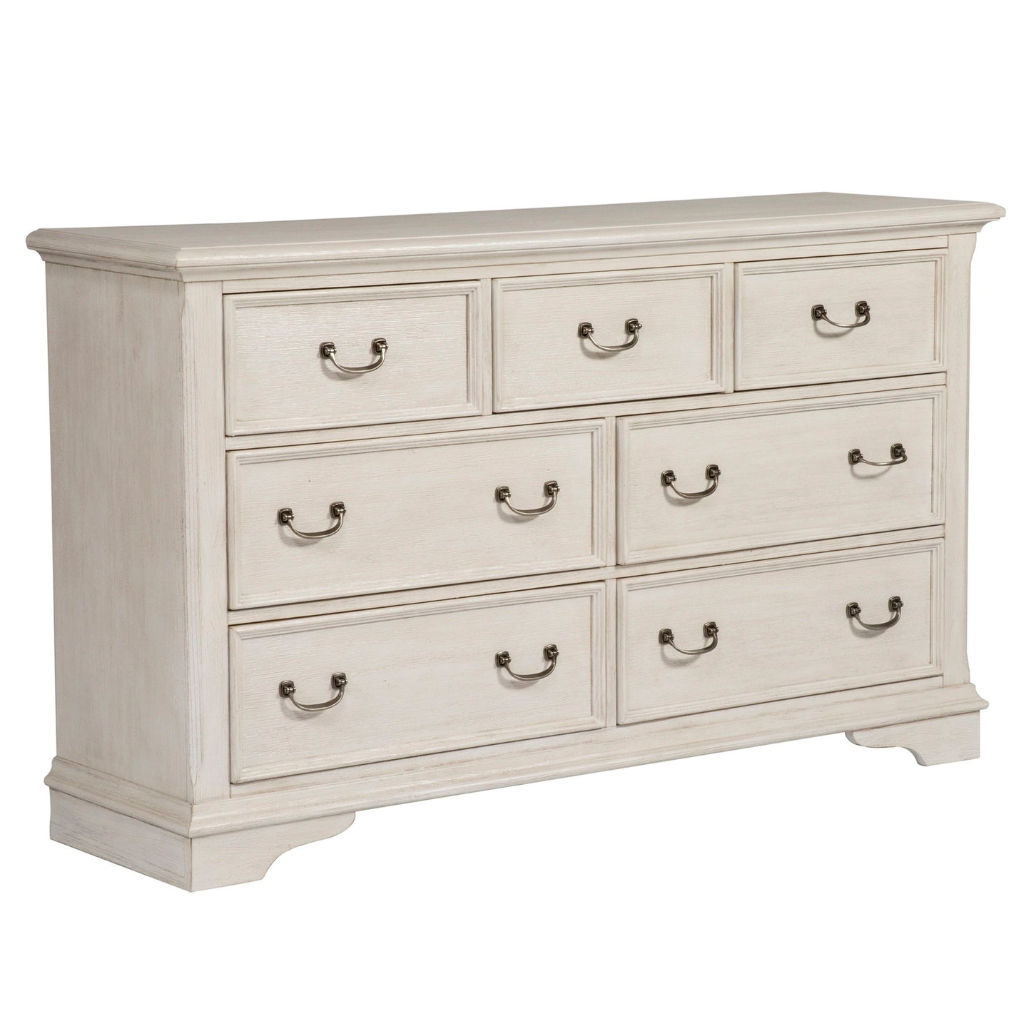 Bayside - 7 Drawer Dresser - White - Hornell Furniture Outlet