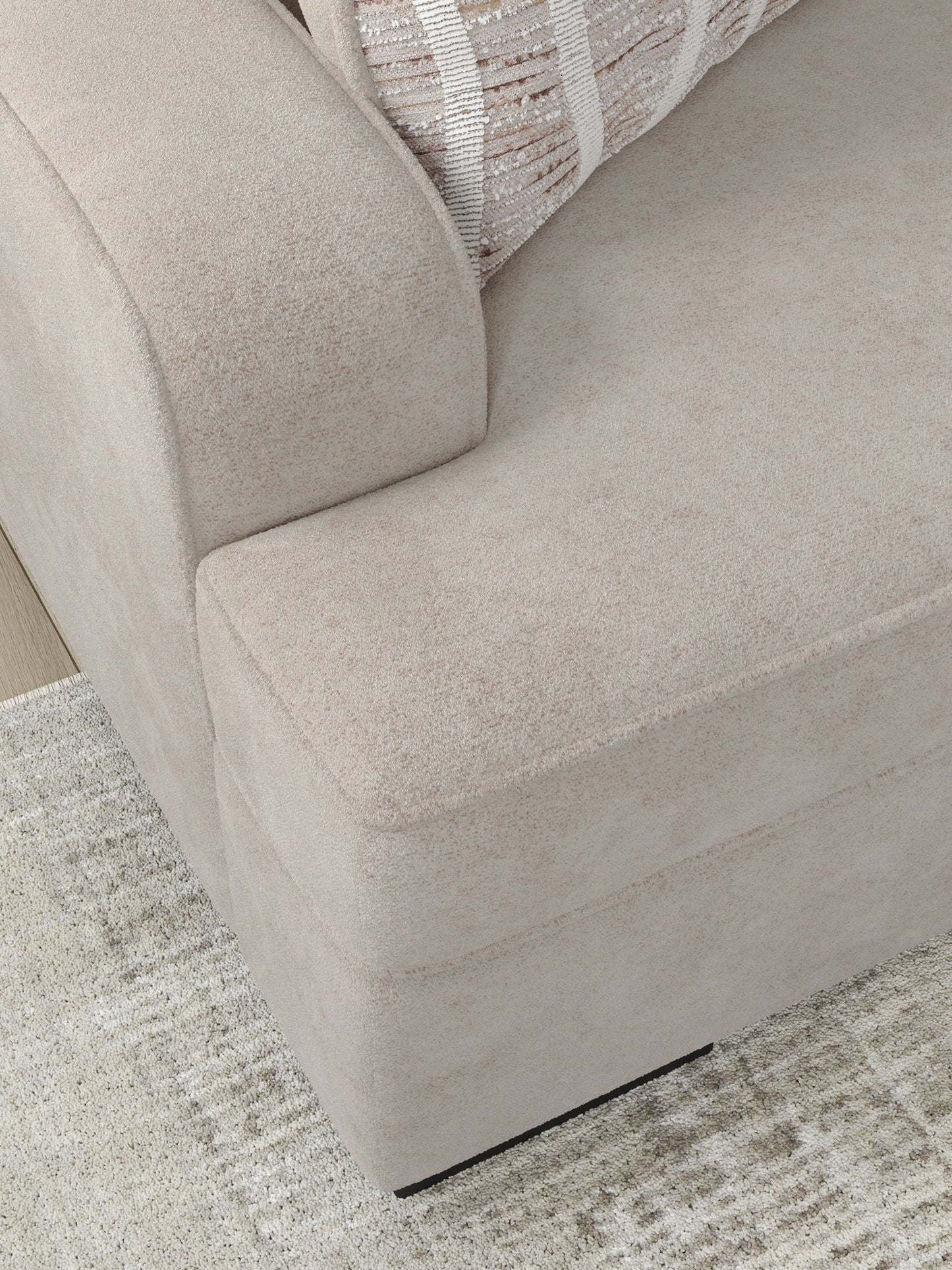 High Profile - Loveseat - Taupe - Hornell Furniture Outlet