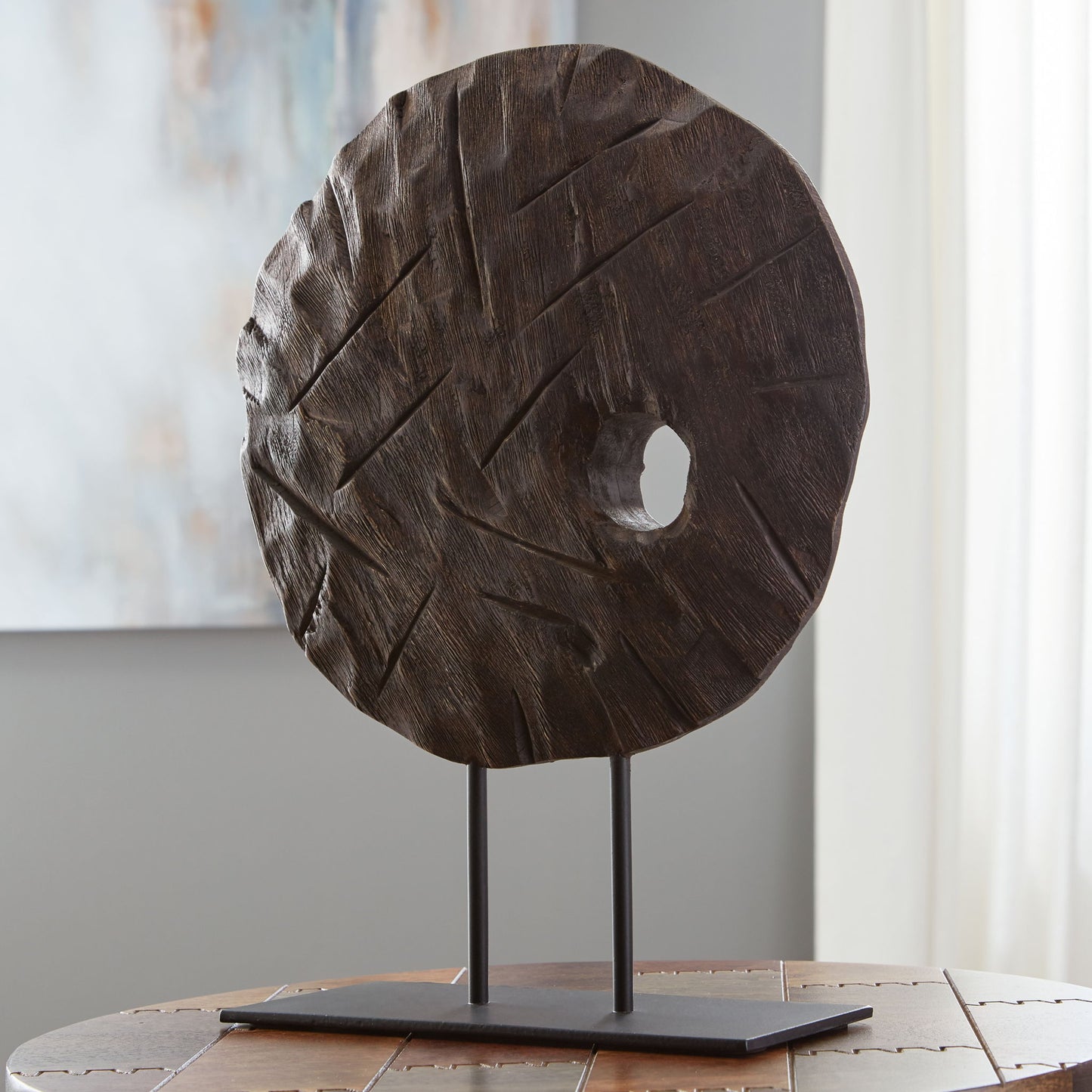 Dashburn - Brown / Black - Sculpture - Hornell Furniture Outlet