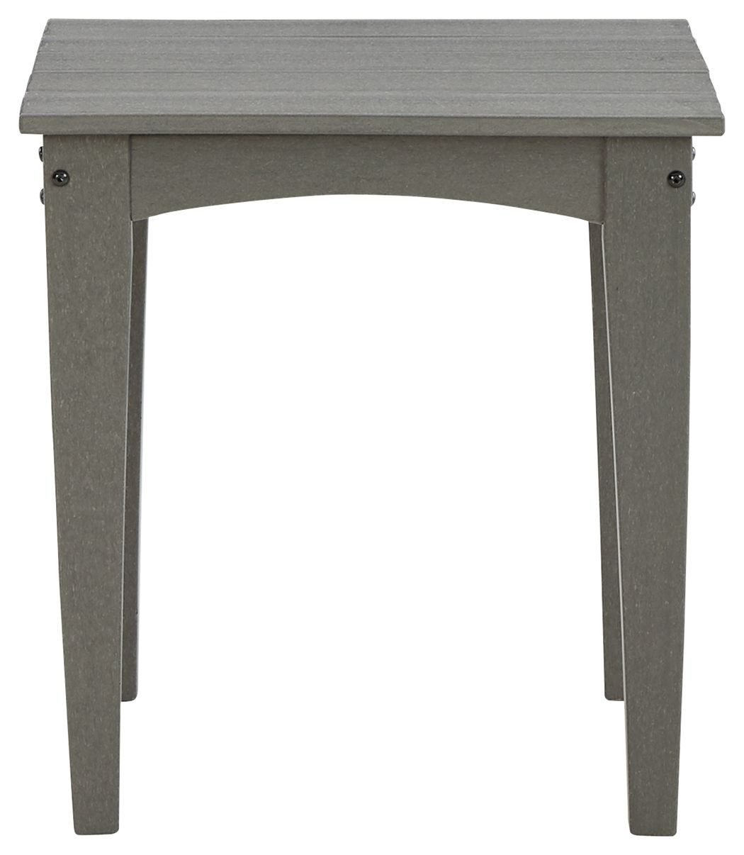 Visola - Gray - Square End Table - Hornell Furniture Outlet