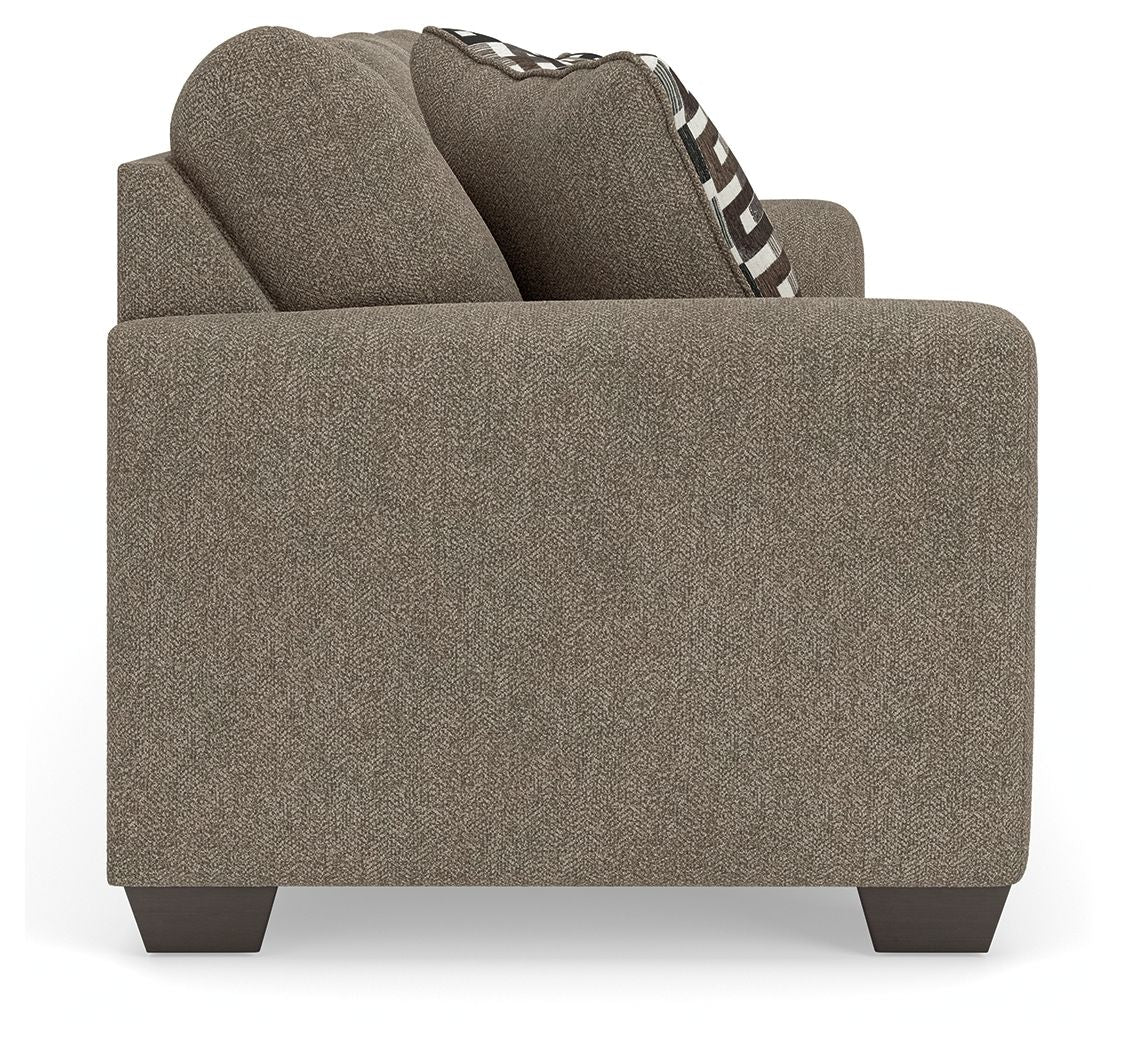 Triston - Peaks - Queen Sofa Sleeper - Suede - Hornell Furniture Outlet