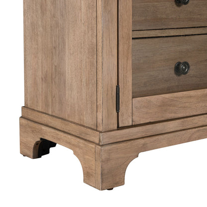 Haven Hills - Display Cabinet - Camel Beige - Hornell Furniture Outlet