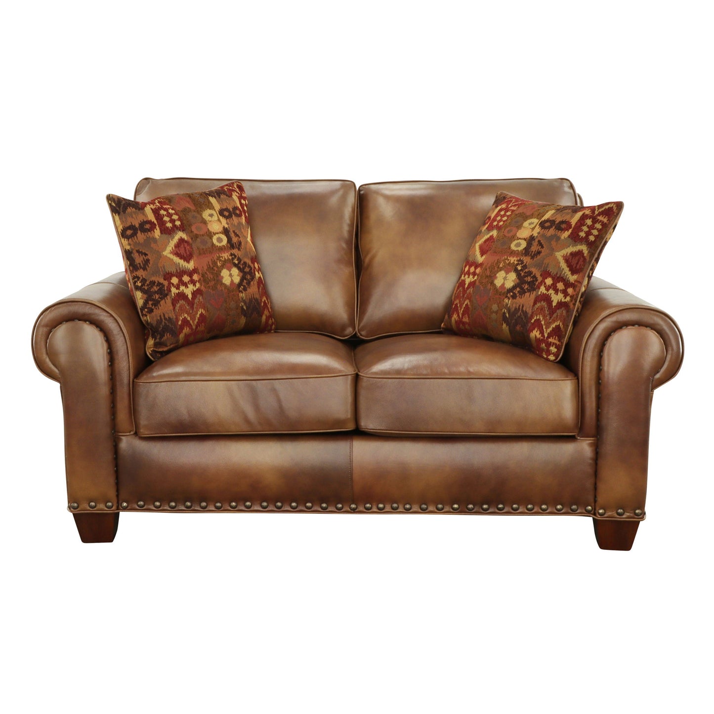 Silverado - Loveseat - Dark Brown - Hornell Furniture Outlet