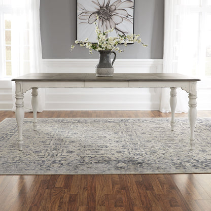 Magnolia Manor - Leg Table - White - Hornell Furniture Outlet