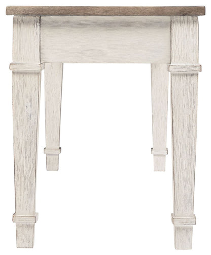 Skempton - White - Storage Bench - Hornell Furniture Outlet