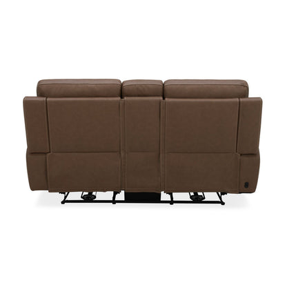 Collins - Loveseat With Console P3 & ZG - Brown - Hornell Furniture Outlet