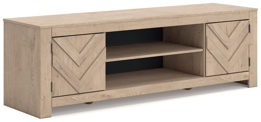 Cayboni - LG TV Stand With Fireplace Option - Hornell Furniture Outlet