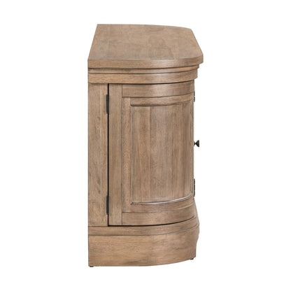 Haven Hills - 82'' TV Console - Camel Beige - Hornell Furniture Outlet