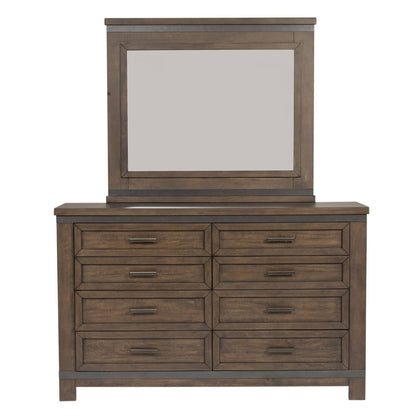 Thornwood Hills - Bookcase Bed, Dresser & Mirror - Hornell Furniture Outlet