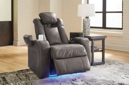 Fyne - dyme - Power Recliner/Adj Headrest - Hornell Furniture Outlet