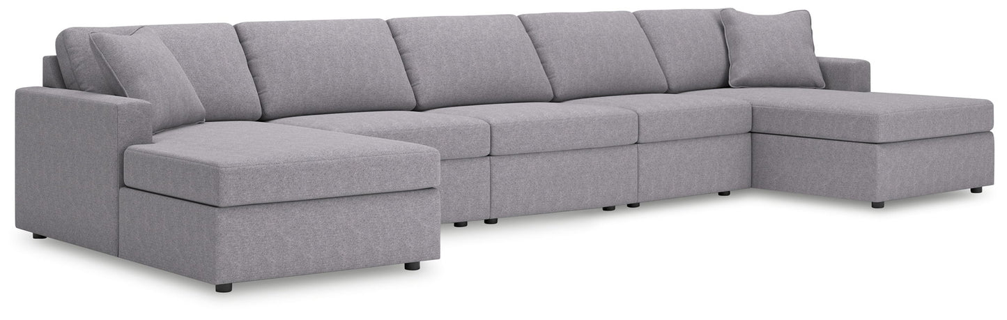 Modmax - Sectional - Granite - Hornell Furniture Outlet