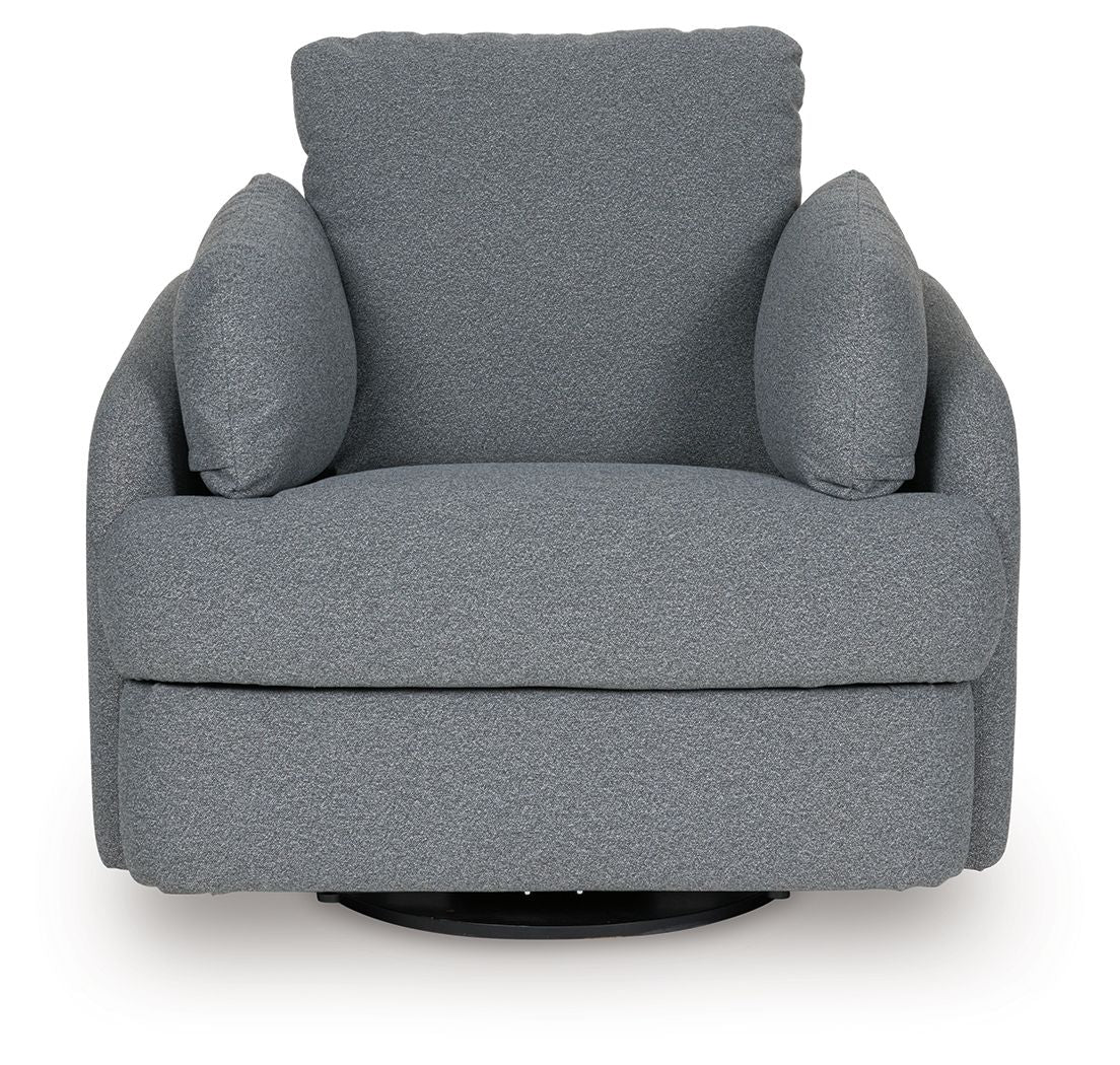 Alainmont Next - Gen Nuvella - Swivel Power Recliner - Hornell Furniture Outlet