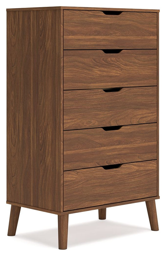 Fordmont - Auburn - Five Drawer Chest - Hornell Furniture Outlet